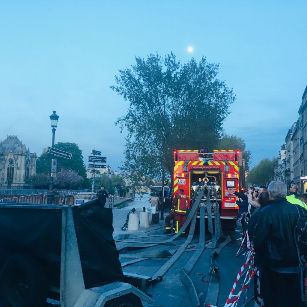 Notre Dame de Paris after fire