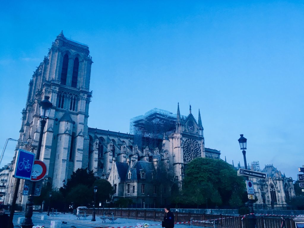 Notre Dame after fire